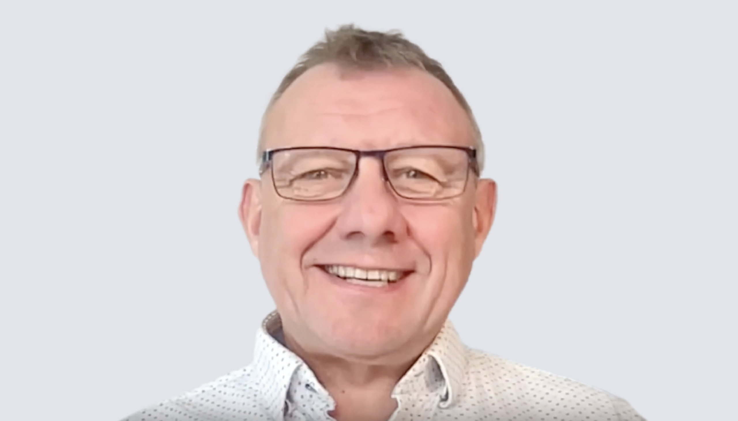 John Fitzgerald, founder of Harmonics on a Zoom call with Energizer participants